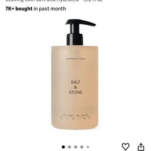 Salt and stone saffron and cedar brand new